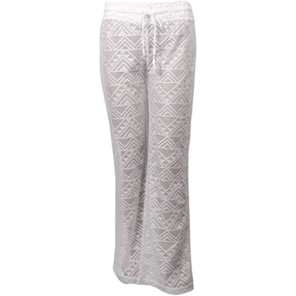 MIKEN Other - MIKEN Women's White Wide-Leg Pants Swimsuit Cover Up XS